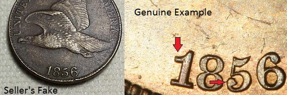 Counterfeit-1856-Flying-Eagle-Cent