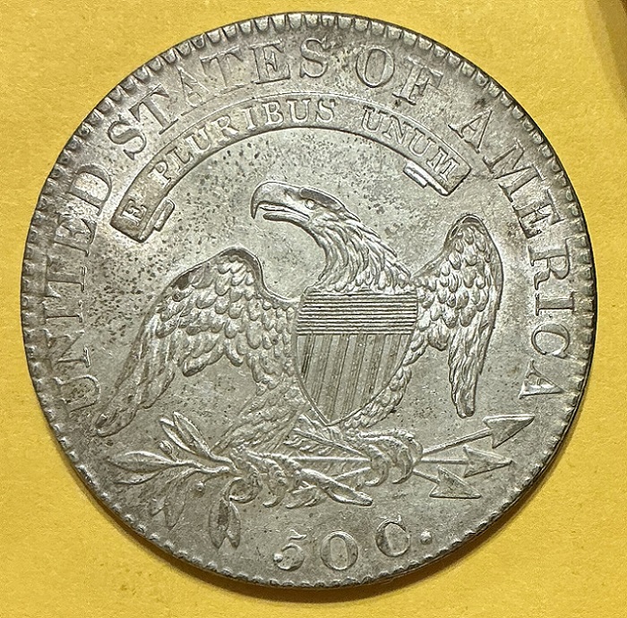 1820-Capped-Bust-Half-For-Grading-/-Overton