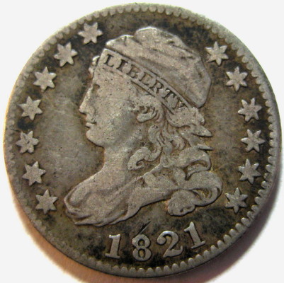 1821-Large-Date-Bust-Dime-Grade