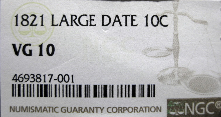 1821-Large-Date-Bust-Dime-Grade