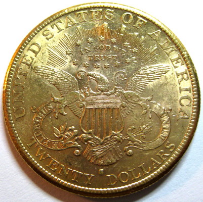 1889-S-$20-Liberty-For-Grading