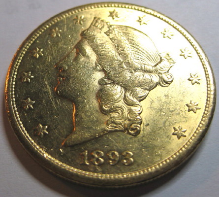 1893-S-$20-Liberty-For-Grading