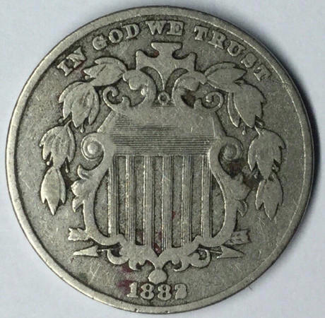 1882-Shield-Nickel-For-Grading