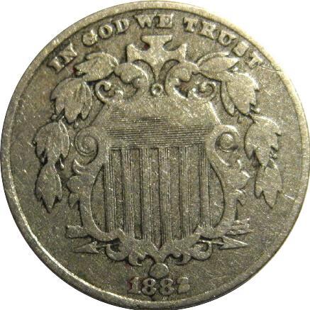 1882-Shield-Nickel-For-Grading