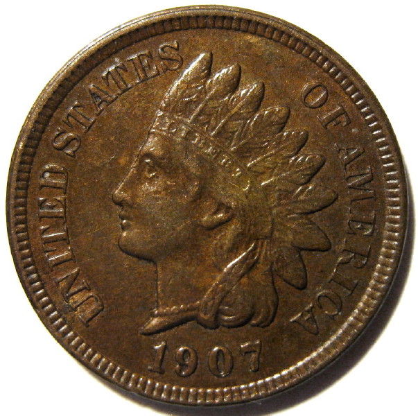 1907-Indian-Head-Cent-For-Grading