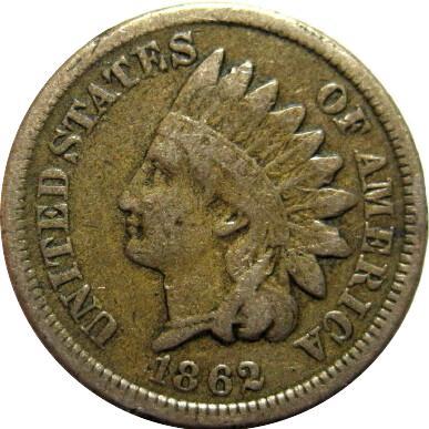 1862-Indian-Head-Cent-For-Grading