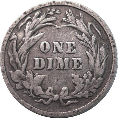 1892-Barber-Dime-For-Grading