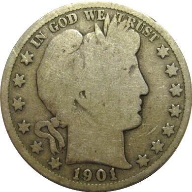 1901-S-Barber-Half-For-Grading