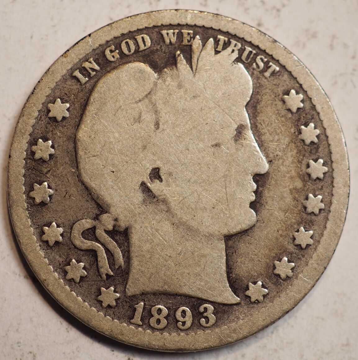 1893-Barber-Quarter-For-Grading