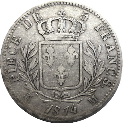 1814m-France-5-Francs-For-Grading