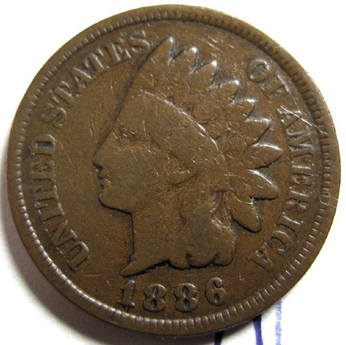 1886-Indian-Head-Cent-For-Grading