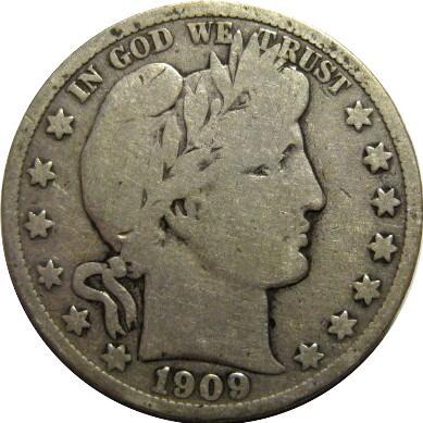 1909-S-Barber-Half-For-Grading
