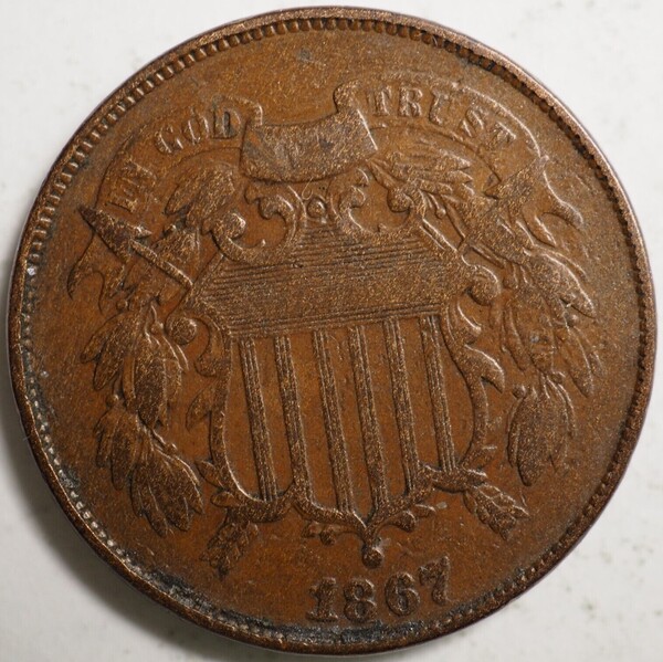 1867-2-Cents-For-Grading