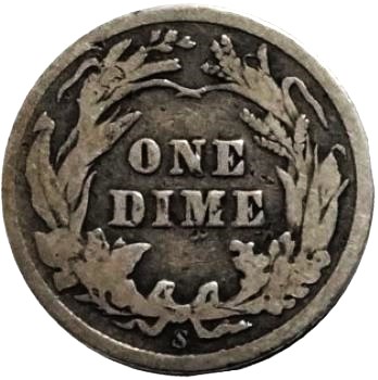 1909-S-Barber-Dime-For-Grading