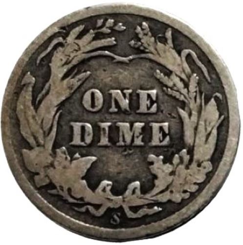 1909-S-Barber-Dime-For-Grading