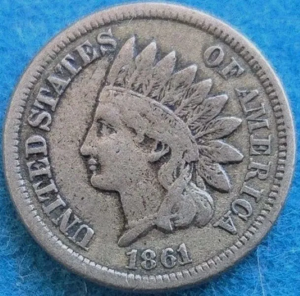 1861-Indian-Head-Cent-For-Grading