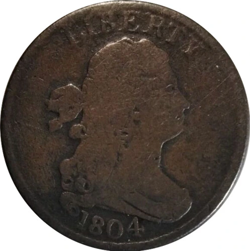 1804-Drapped-Bust-Half-Cent-For-Grading