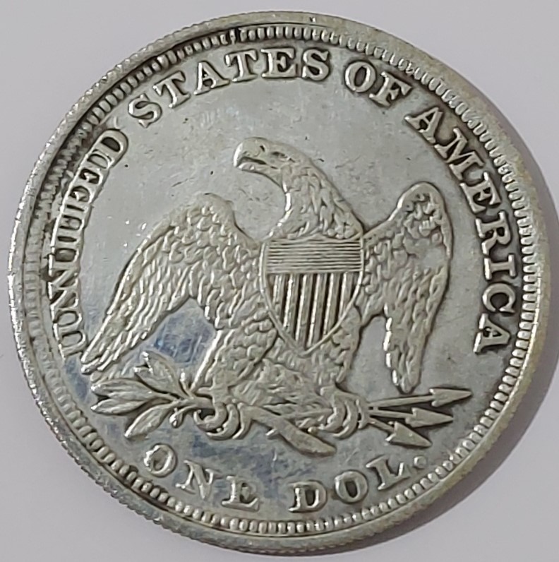 Regarding-1846-Sitting-Liberty-Silver-One-Dollar-With-Error