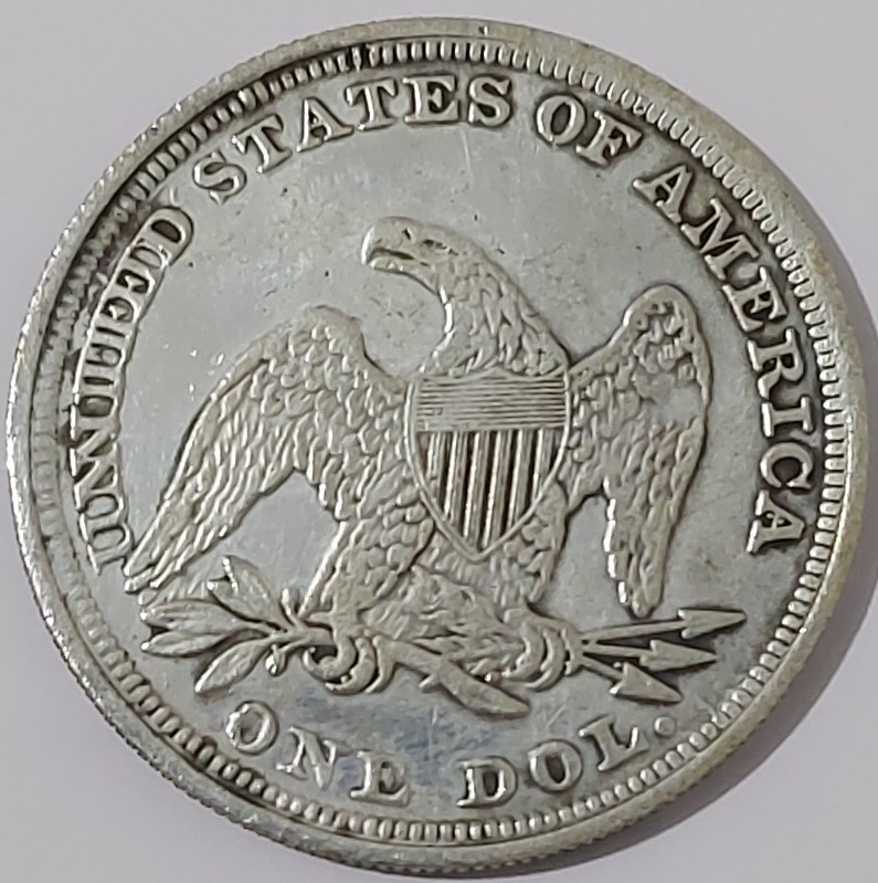 Regarding-1846-Sitting-Liberty-Silver-One-Dollar-With-Error