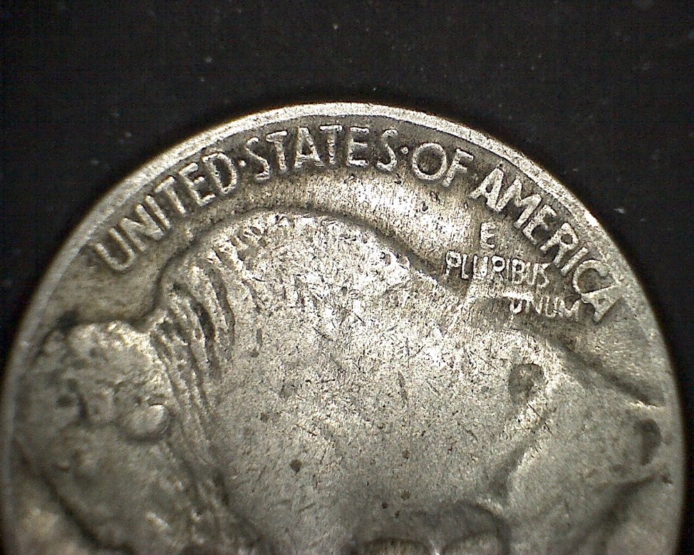 1913-Buffalo-Nickel-With-Protrusion-On-Back