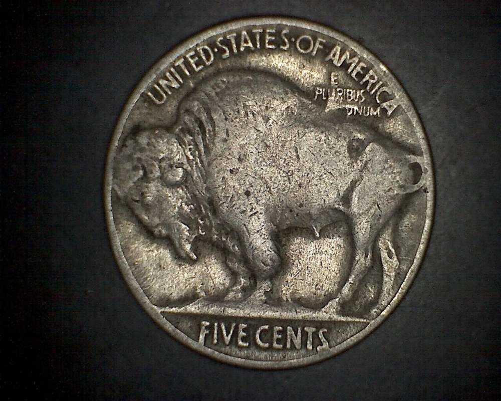 1913-Buffalo-Nickel-With-Protrusion-On-Back