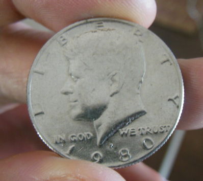 1980-P-Kennedy-Silver-Planchet?-Error?