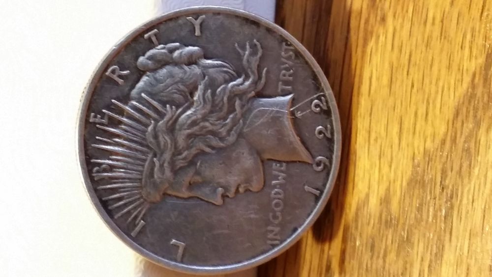1922-Peace-Dollar-Found-In-Key-Chain