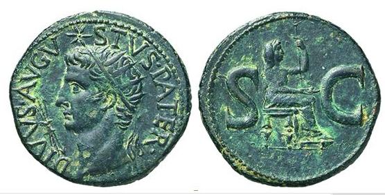 Roman-Coins.-Augustus-As?