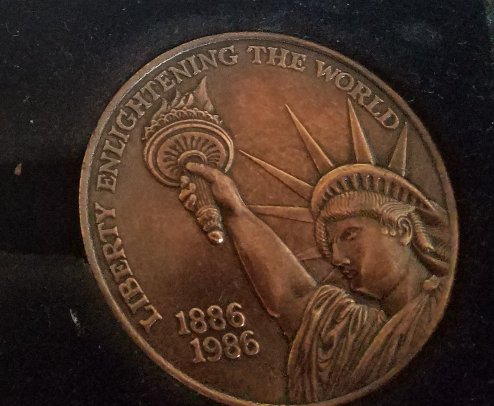 Statue-Of-Liberty-1986-Centennial-Coin-By-Gold-Leaf-Corporation