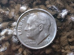 1993-P-Roosevelt-Dime---Missing-Clad?