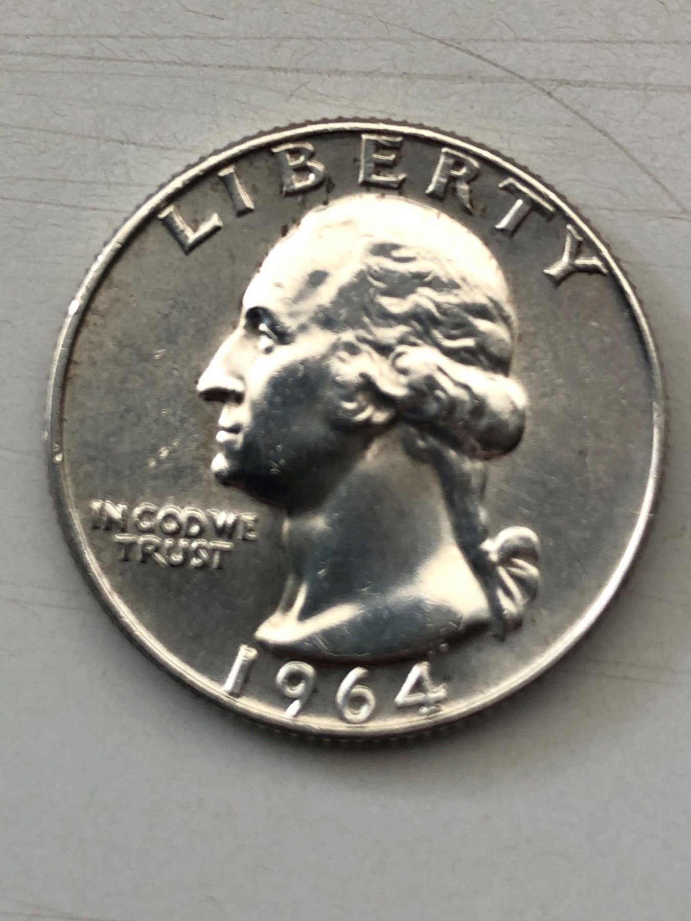 25-Cent---1964-D---For-Grading