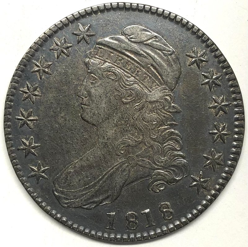1818-Capped-Bust-Half-Dollar-For-Grading