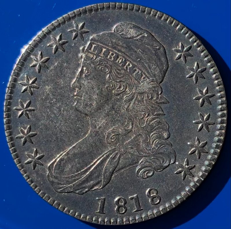 1818-Capped-Bust-Half-Dollar-For-Grading