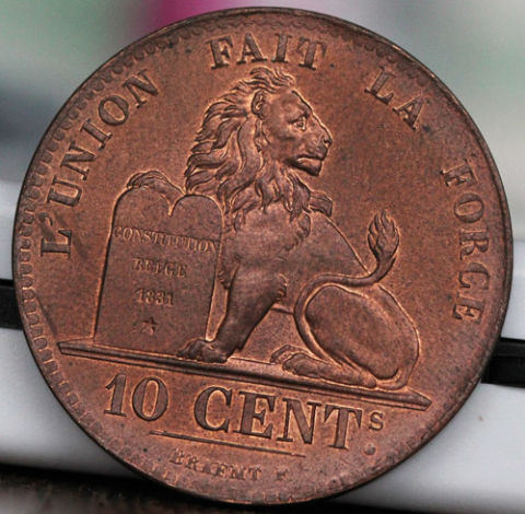 10-Centimes-1832-Belgium:-Error,-Proof-Or-Copy?