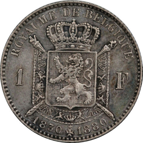 1-Franc-1880-Belgium
