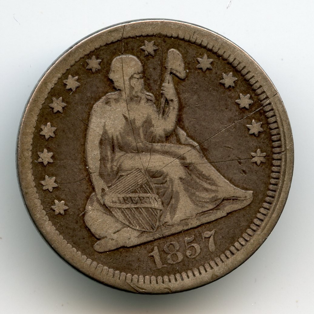 1857-Seated-Liberty-Quarter