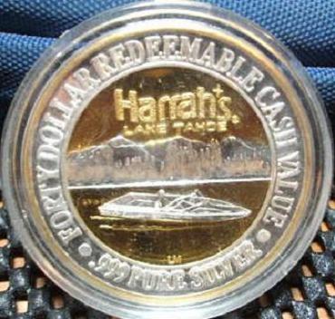 Harrahs-Hotel-$40-Gaming-Token