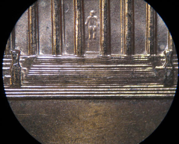 2000-D-1-Der-0045-Ws-In-A-Roll-Of-Lincoln-Cents-Wavy-Steps