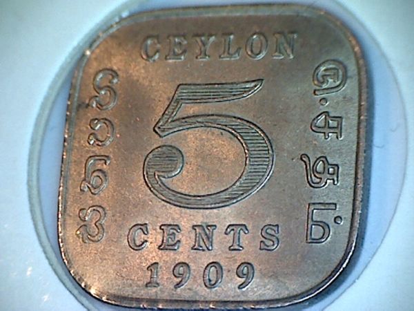Ceylon-5-Cents-1909-Grading-And-Fair-Value