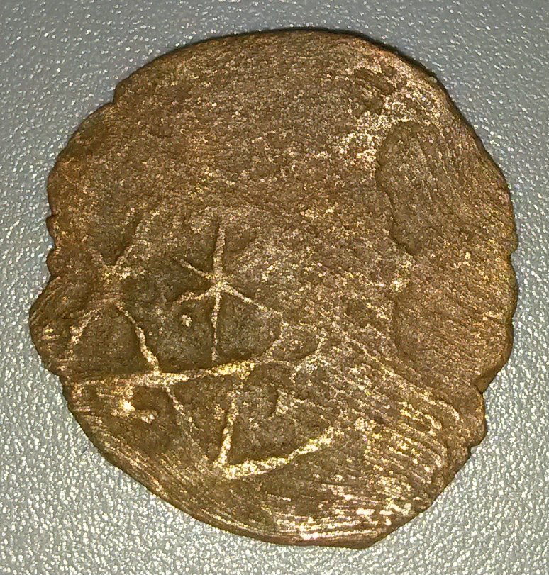 Unidentified-Golden-Horde?-Coin-With-Six-Pointed-Star