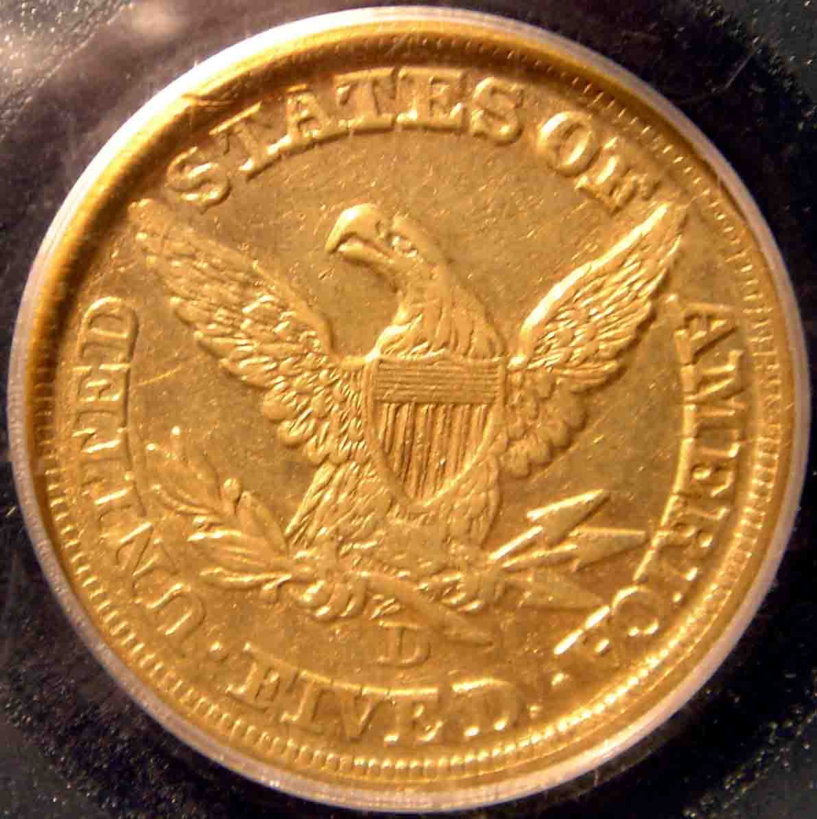 Southern-Gold-Challenge:--1857-D-$5