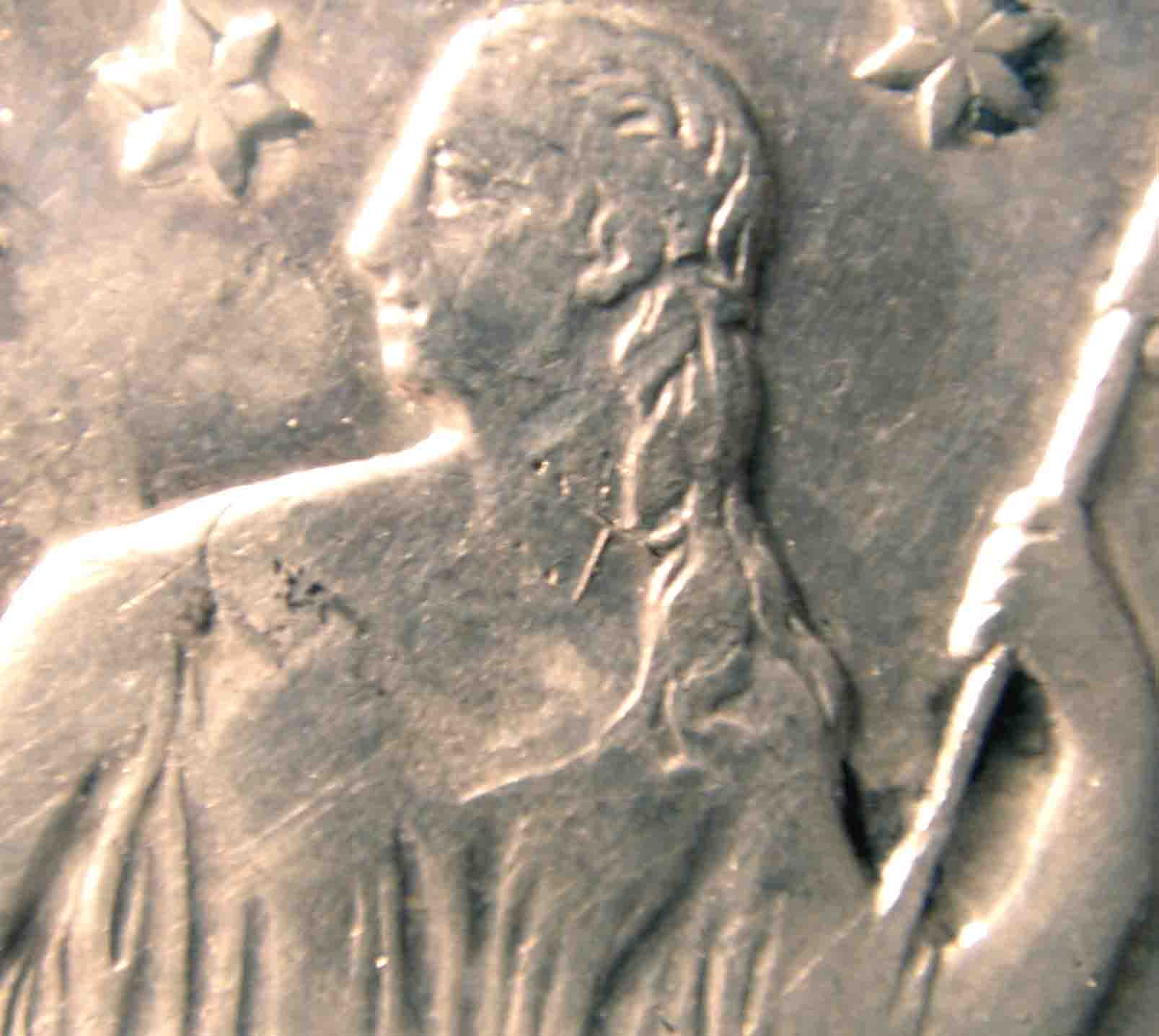Die-Gouge-On-Seated-Half,-Or-What?