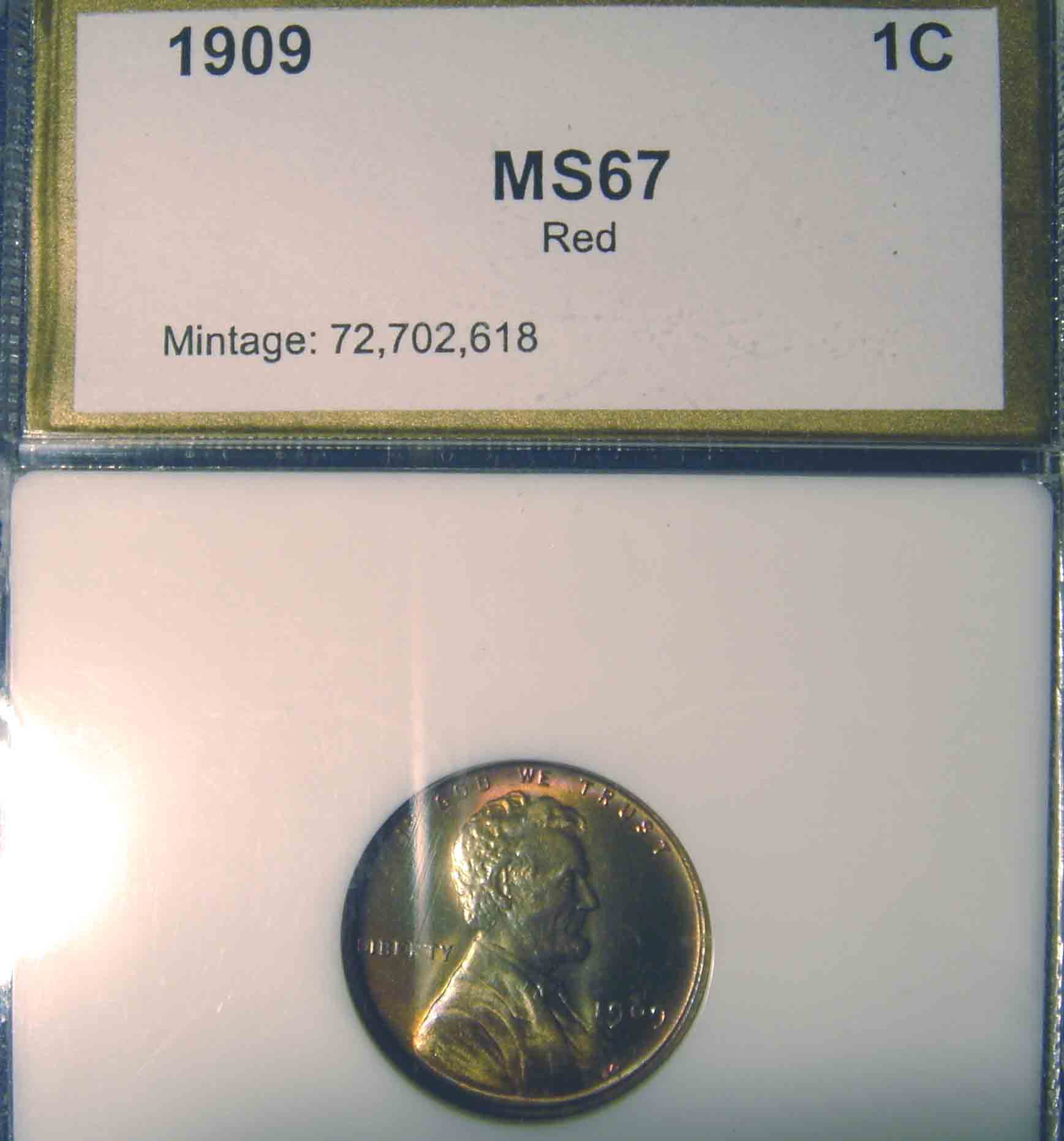 1909-Lincoln:--Ex-PCI-Coin-Rejected-By-PCGS