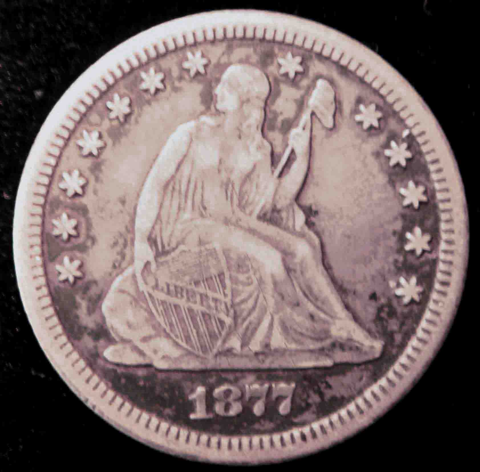 1877-CC-Quarter:--PCGS-Result