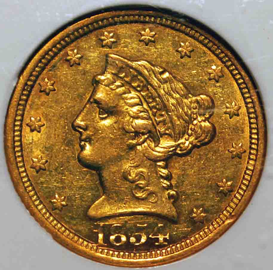 1854-O-Quarter-Eagle
