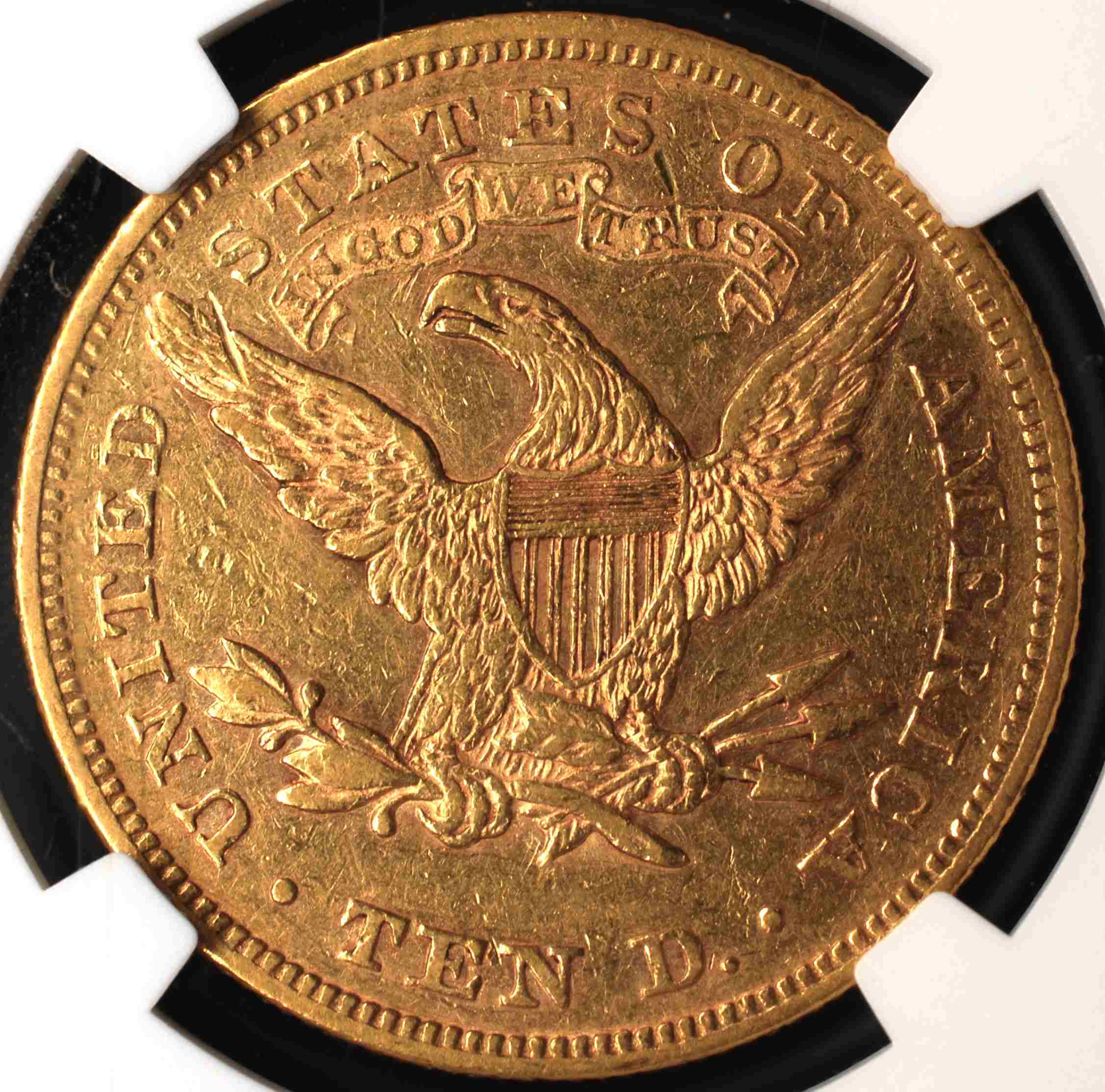 1868-Liberty-Gold-Eagle,-NGC-Graded