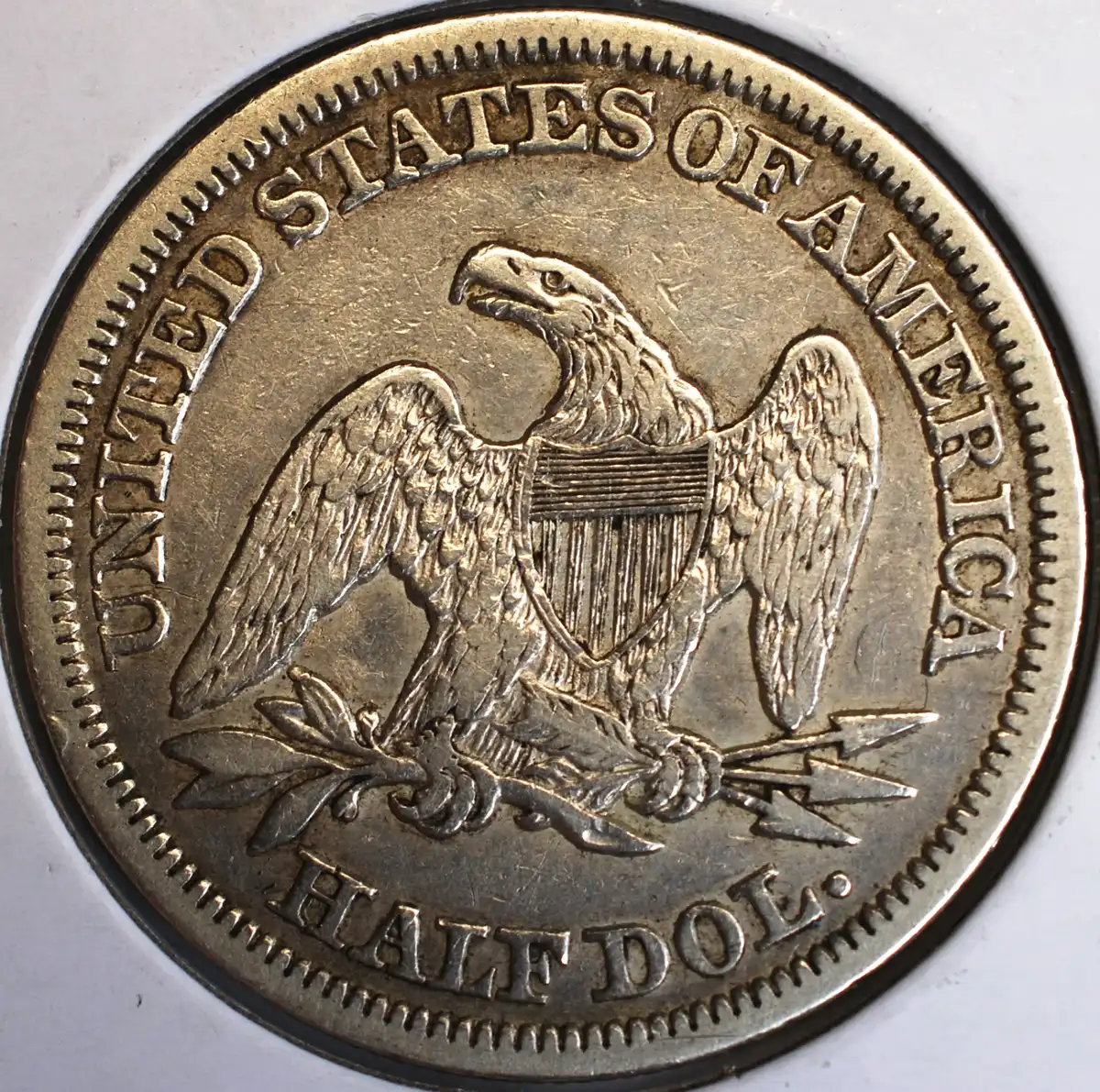 Raffle-Win:--1849-Seated-Liberty-Half