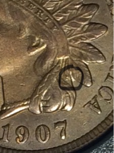 Initial-L-On-1907-Indian-Head-Cent