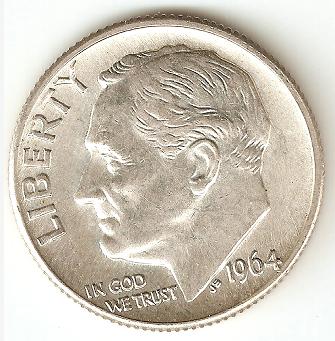 1964-Dime-MS-/-Au????