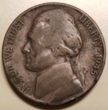 1945-P-Jefferson-War-Nickel---Lamination-Error?